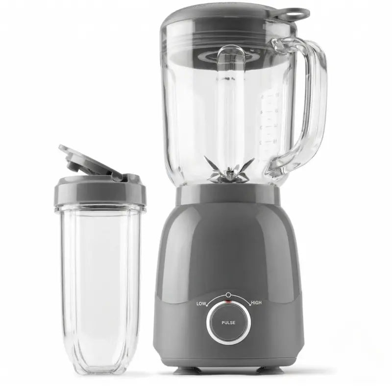 Compact 600W Multi-Function Blender Set – 48oz Pitcher + 16oz Travel Cup