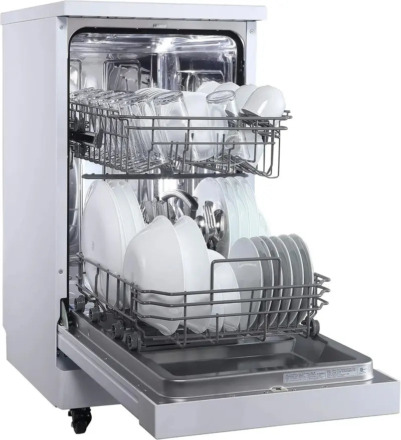 Compact Portable Dishwasher – Countertop Unit with Multiple Wash Cycles