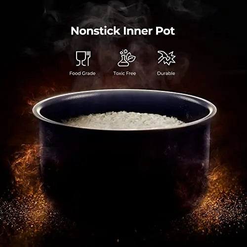 CUCKOO 6-Cup Micom Rice Cooker with Nonstick Inner Pot and Smart Cooking Technology — White Finish
