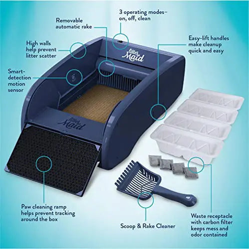 LitterMaid Multi-Cat Self-Cleaning Litter Box – Automatic Waste Removal System