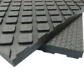 Rubber-Cal Maxx-Tuff 1/2 in x 36 in x 48 in Black Heavy Duty Rubber Floor Protection Mat