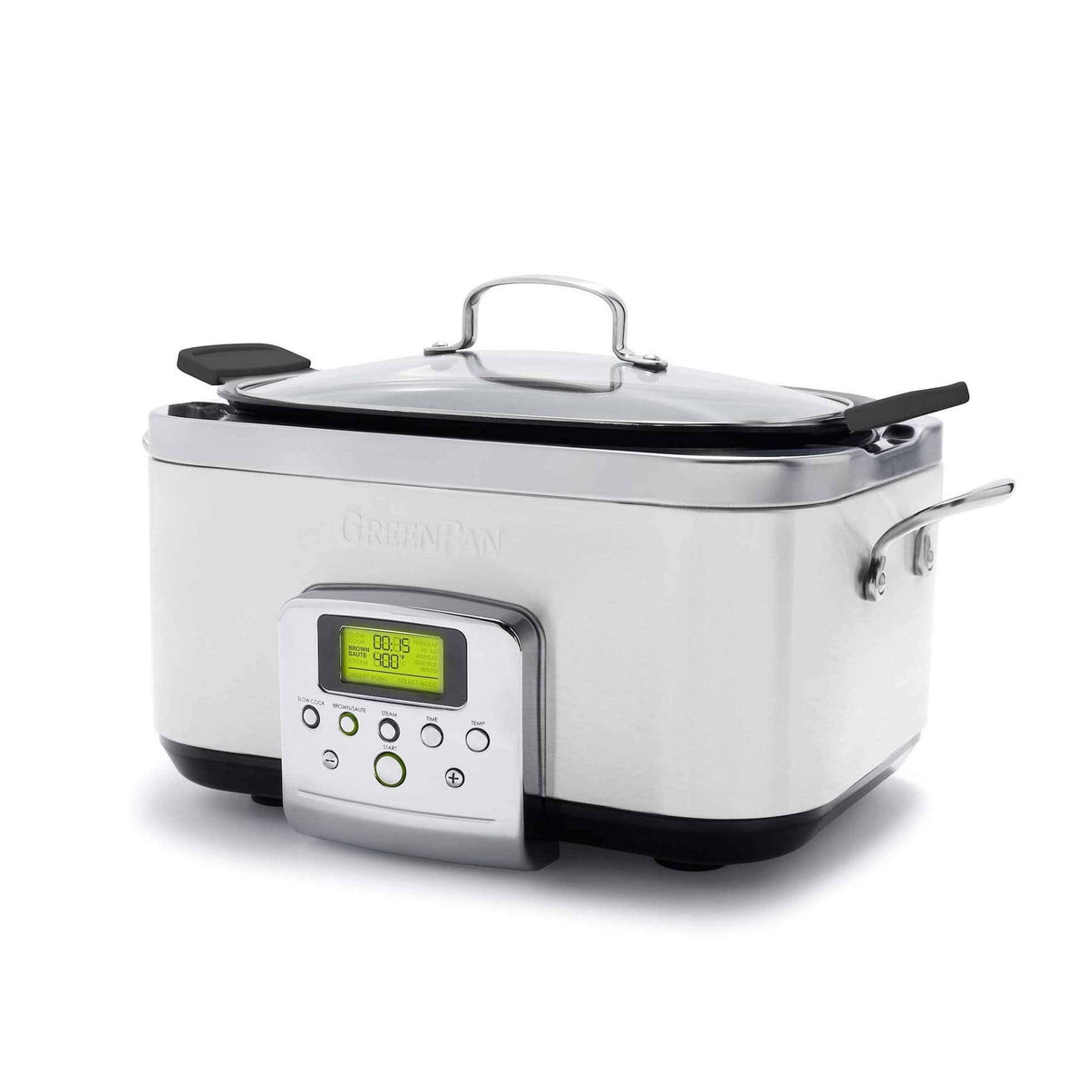 GreenPan Ceramic Nonstick 6-Quart Slow Cooker Cloud Cream