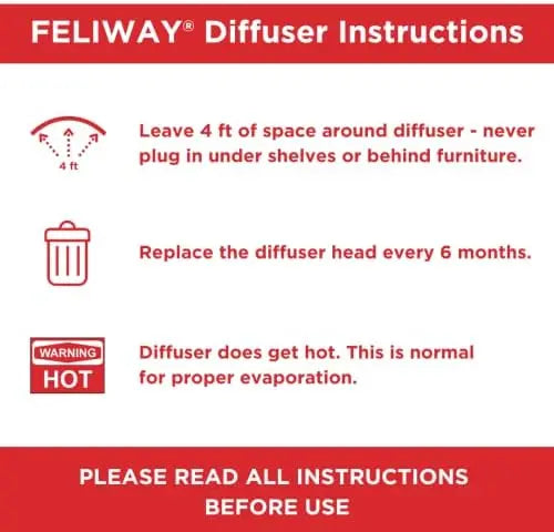 Felivay MultiCat 30-Day Calming Pheromone Refill – 3 Pack
