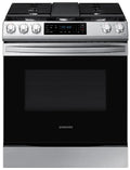 Samsung ADA 6 Cu. Ft. Fingerprint Resistant Stainless Steel Slide-In Gas Range With Convection and Wi-Fi