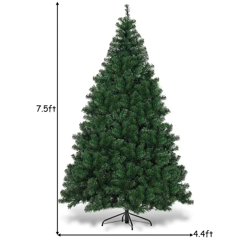 Premium Hinged Artificial Spruce Christmas Tree with UL-Certified Light Transformer