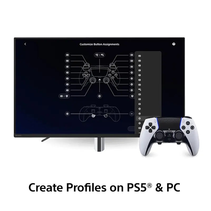 PlayStation DualSense Edge Controller – Premium Modular Wireless Gamepad for PS5