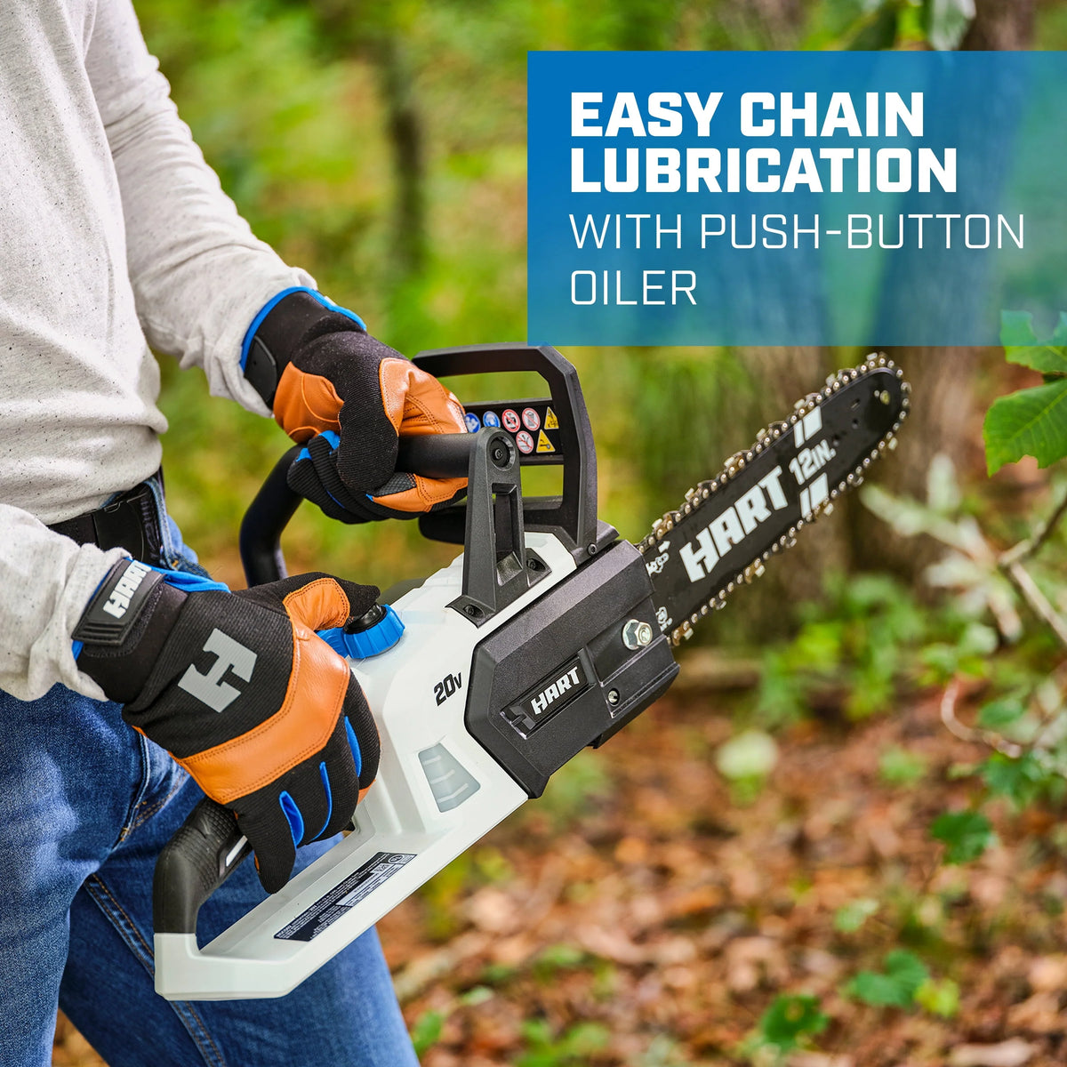 HART 20 - Volt 12 - Inch Cordless Chainsaw (Battery Not Included)
