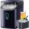 Silonn 33 lbs/Day Nugget Ice Maker – Soft Chewable Pebble Ice, Auto-Cleaning & Scoop Included