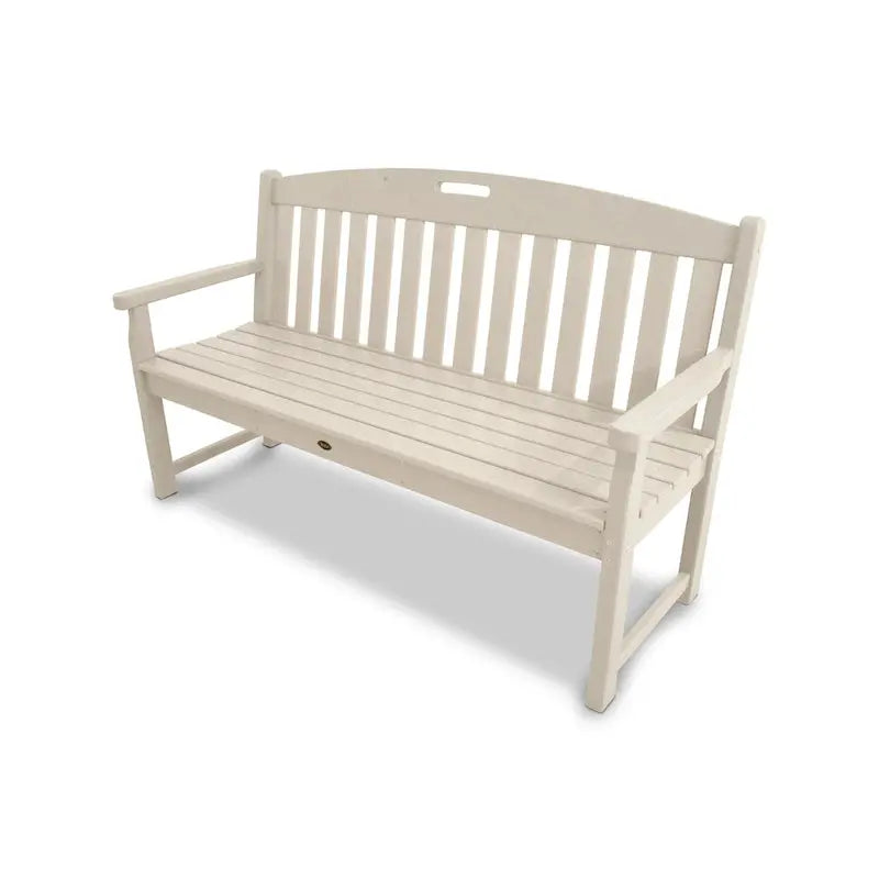 POLYWOOD Yacht Club 60-Inch Outdoor Bench – Trex-Style Sustainable Material