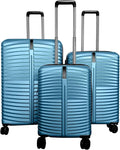 Lightweight 3-Piece Hardshell Spinner Luggage Set — 20/24/28 Inch (Pin Stripe Design)