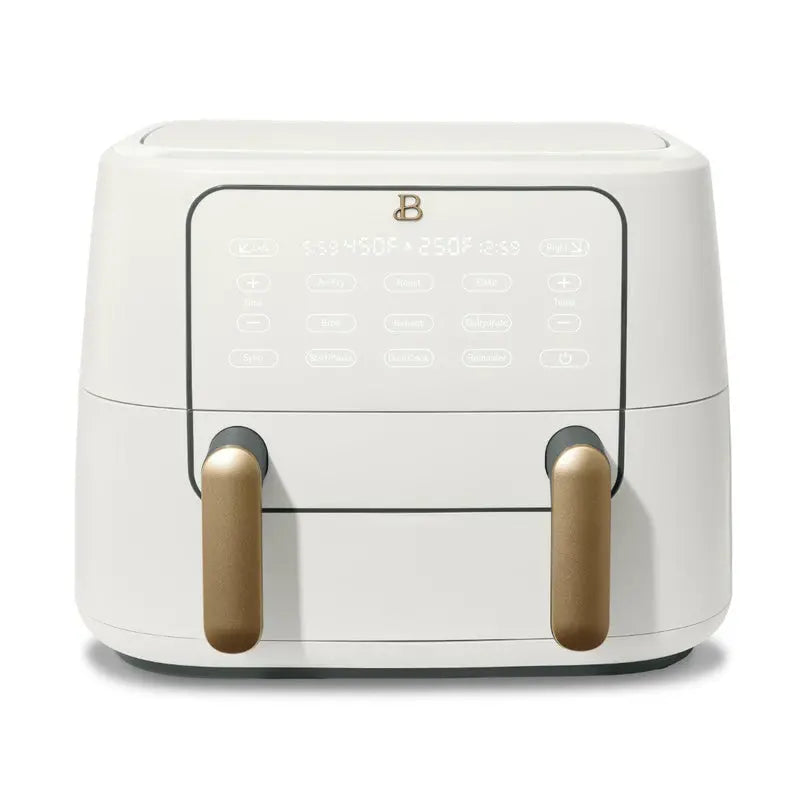 Drew Barrymore x Beautiful TriZone Air Fryer – 9-Quart, White Icing Finish