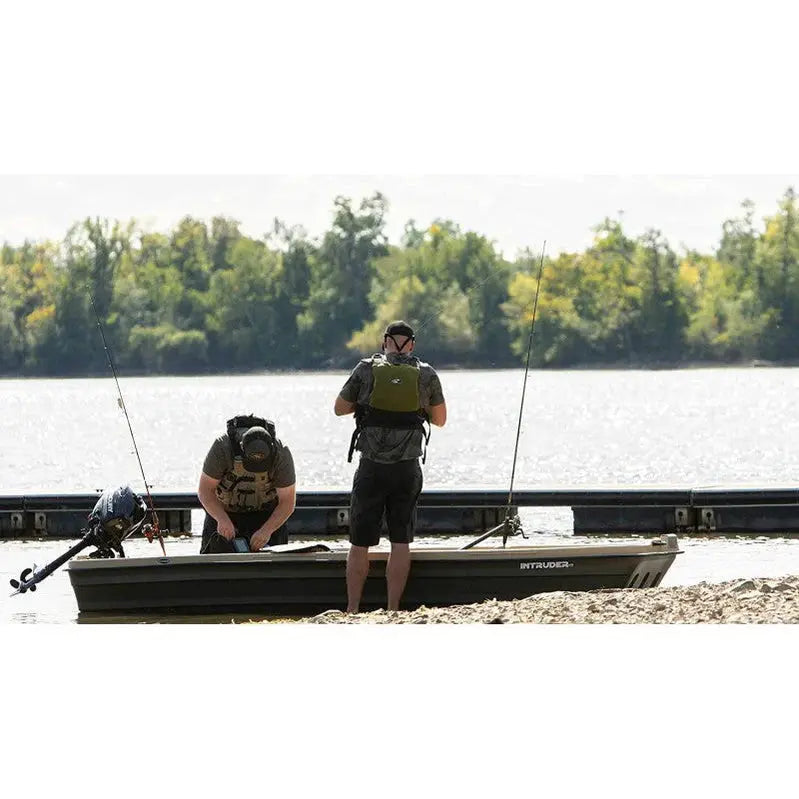 Pelican Intruder 12-Foot Jon Boat – Lightweight Aluminum Fishing Vessel