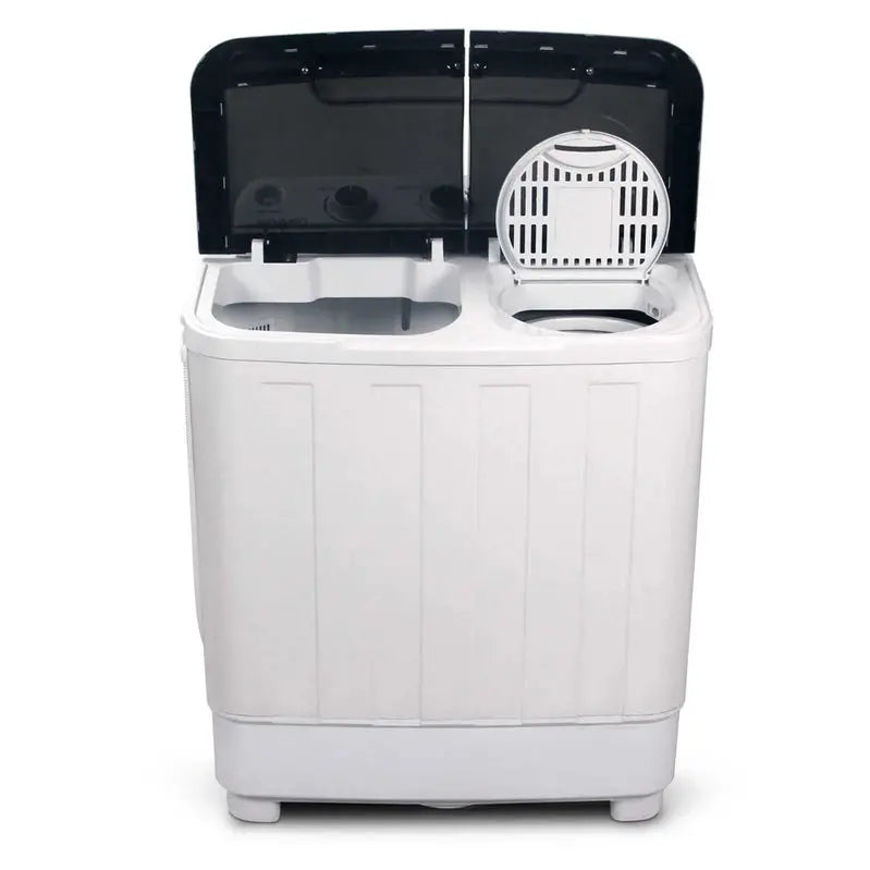 Devanti 5kg Portable Twin-Tub Washing Machine – Compact White Laundry Solution