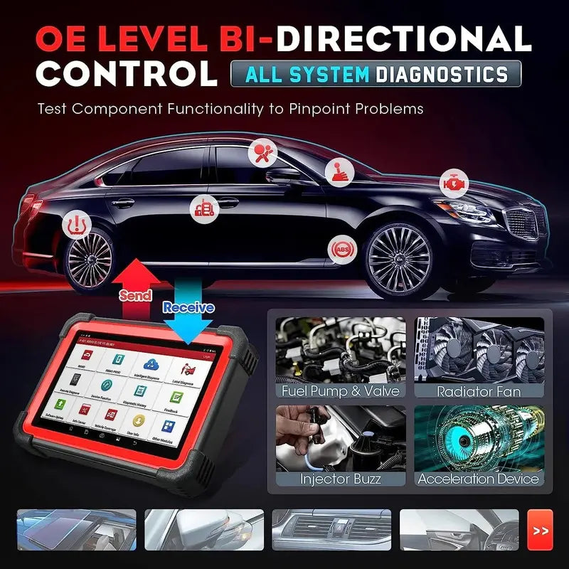 LAUNCH X431 IMMO Elite Diagnostic Tool – Key Programming, ECU Cloning, CAN FD & DOIP Support, 2-Year Free Updates
