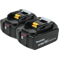 Makita 18 Volt 5.0 Ah LXT Lithium-Ion Battery 2-Pack BL1850B-2 from Makita