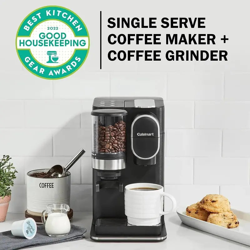 Cuisinart Single-Serve Coffee Maker with Integrated Grinder
