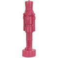 HGTV Home Collection Resin Christmas Themed Nut Cracker, Pink - 24 in