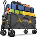 Large-Wheel All-Terrain Beach Cart – Heavy-Duty Foldable Frame with High-Load Stability