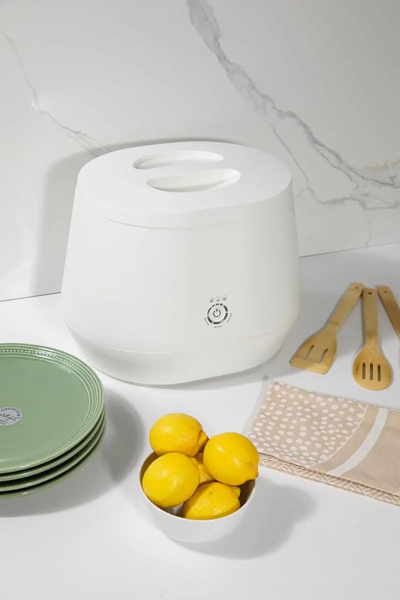 Lomi 3L Smart Kitchen Composter (90 Cycles) – Single Button Indoor Food Upcycler Bundle