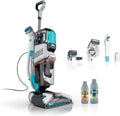 Shark CarpetXpert EX201 Upright Cleaner with StainStriker, Ideal for Pets & Deep Cleaning, Cyan