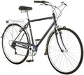Schwinn Wayfarer Adult Hybrid Bike | 7-Speed, Step-Over/Step-Through, 700C Wheels, Rear Rack