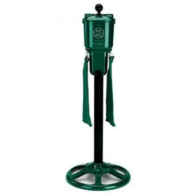 PAR AIDE Deluxe Golf Ball Washer Station with Stand and Brush System