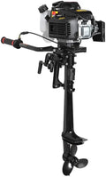 Funchic 3.6 HP 4-Stroke Outboard Motor – 55cc Air-Cooled Engine for Inflatables & Small Boats