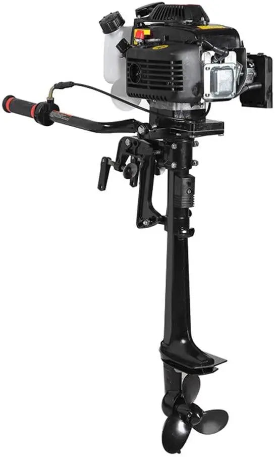 Funchic 3.6 HP 4-Stroke Outboard Motor – 55cc Air-Cooled Engine for Inflatables & Small Boats