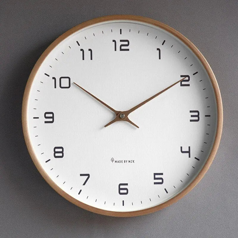 Scandinavian Silent Wall Clock – Simple, Functional, and Stylish
