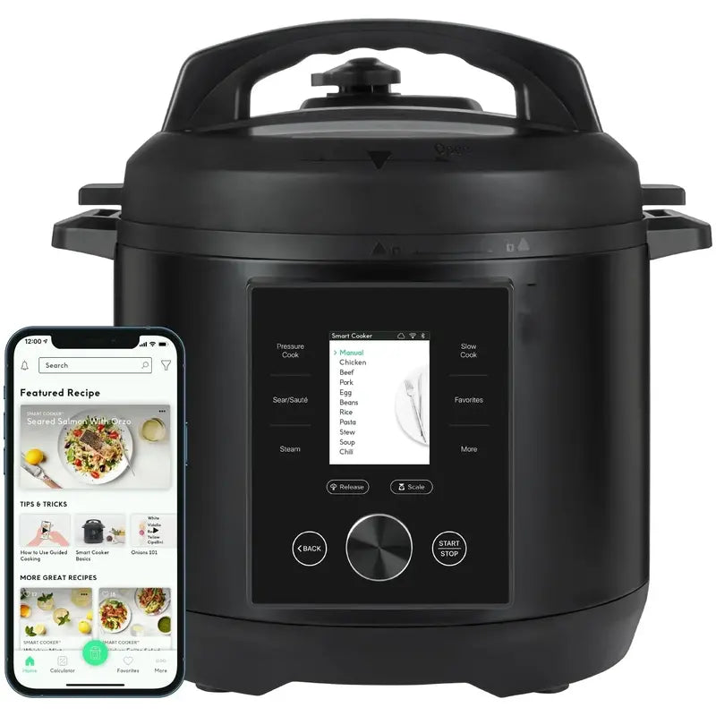 Smart Digital Pressure Cooker – 10 Preset Programs, 18 Features & Integrated Precision Scale