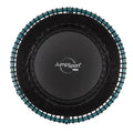 JumpSport 350 Pro Indoor Trampoline – 39″ Fitness Trampoline with Enhanced Stability & Cardio Focus (Teal/Black)