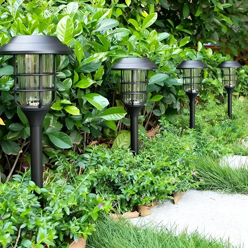 SolarGlow 6-Piece Solar-Powered Garden Light Kit – Weatherproof & Auto-On