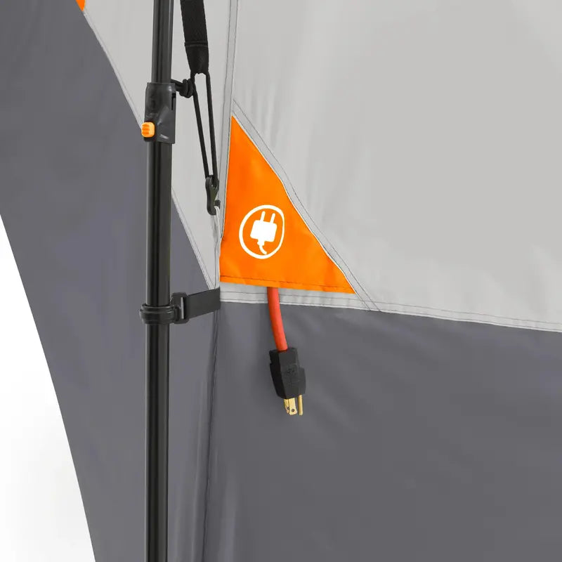 Ozark Trail 20 ft x 18 ft Instant Cabin Tent – 12-Person, 3-Room Design with Attached Screen Room, 56.5 lb Weight