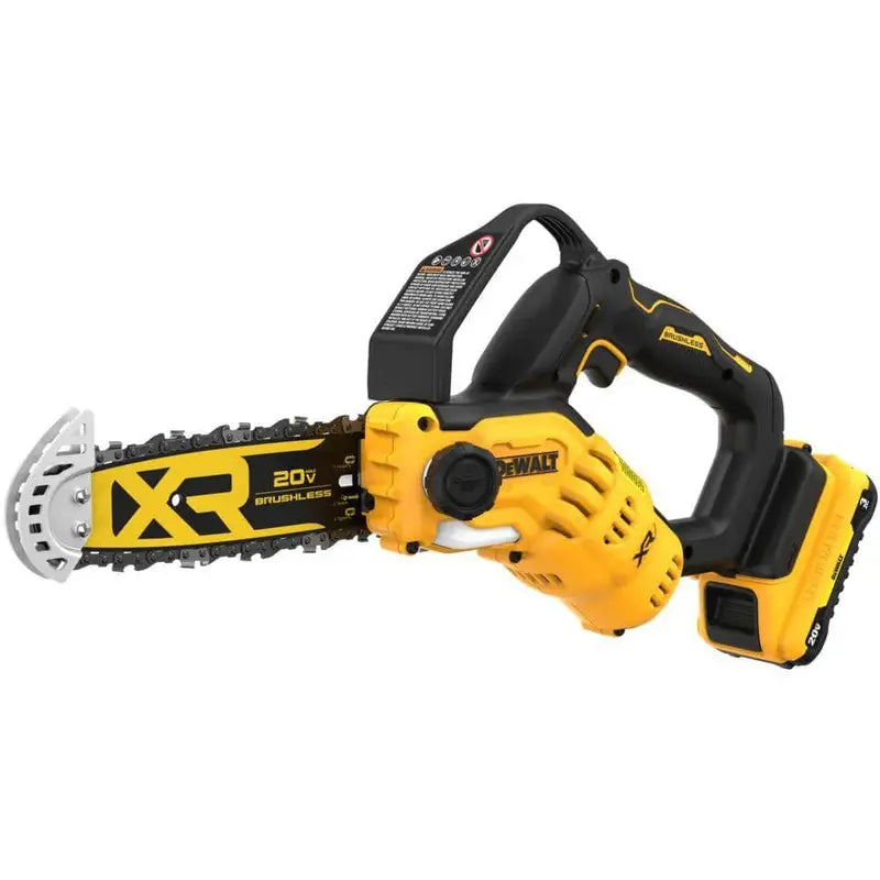DEWALT DCCS623L1 8-Inch Battery Chainsaw – 20V MAX Pruning Saw Kit with 3Ah Battery and Charger
