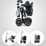 Compact 4-Wheel Mobility Scooter for Indoor/Outdoor Use