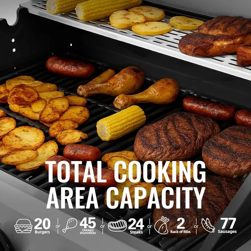 Royal Gourmet GA5401T 5-Burner Stainless Steel Propane Grill — 61,000 BTU Output