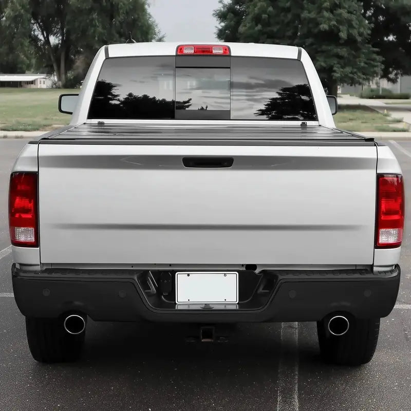 Dodge Ram 1500 Modular Rear Step Bumper – Dual Exhaust Cutouts & Parking Sensor Holes (2009–2019)