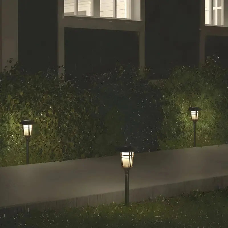 SolarGlow 6-Piece Solar-Powered Garden Light Kit – Weatherproof & Auto-On