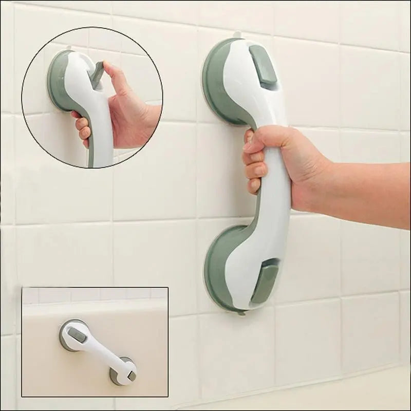 SecureGrip Bath & Shower Handrail – Textured Non-Slip Safety Support