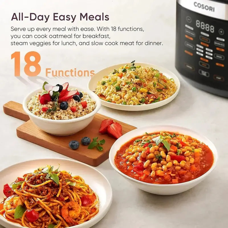 COSORI 10-Cup Rice Cooker – Smart Rice Maker with 24-Hour Keep-Warm & Non-Stick Ceramic Pot