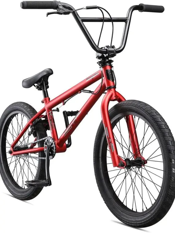 Legion Kids BMX Bike – Freestyle, Hi-Ten Steel Frame, Micro Drive Gearing, 16-20″ Wheels, Silver