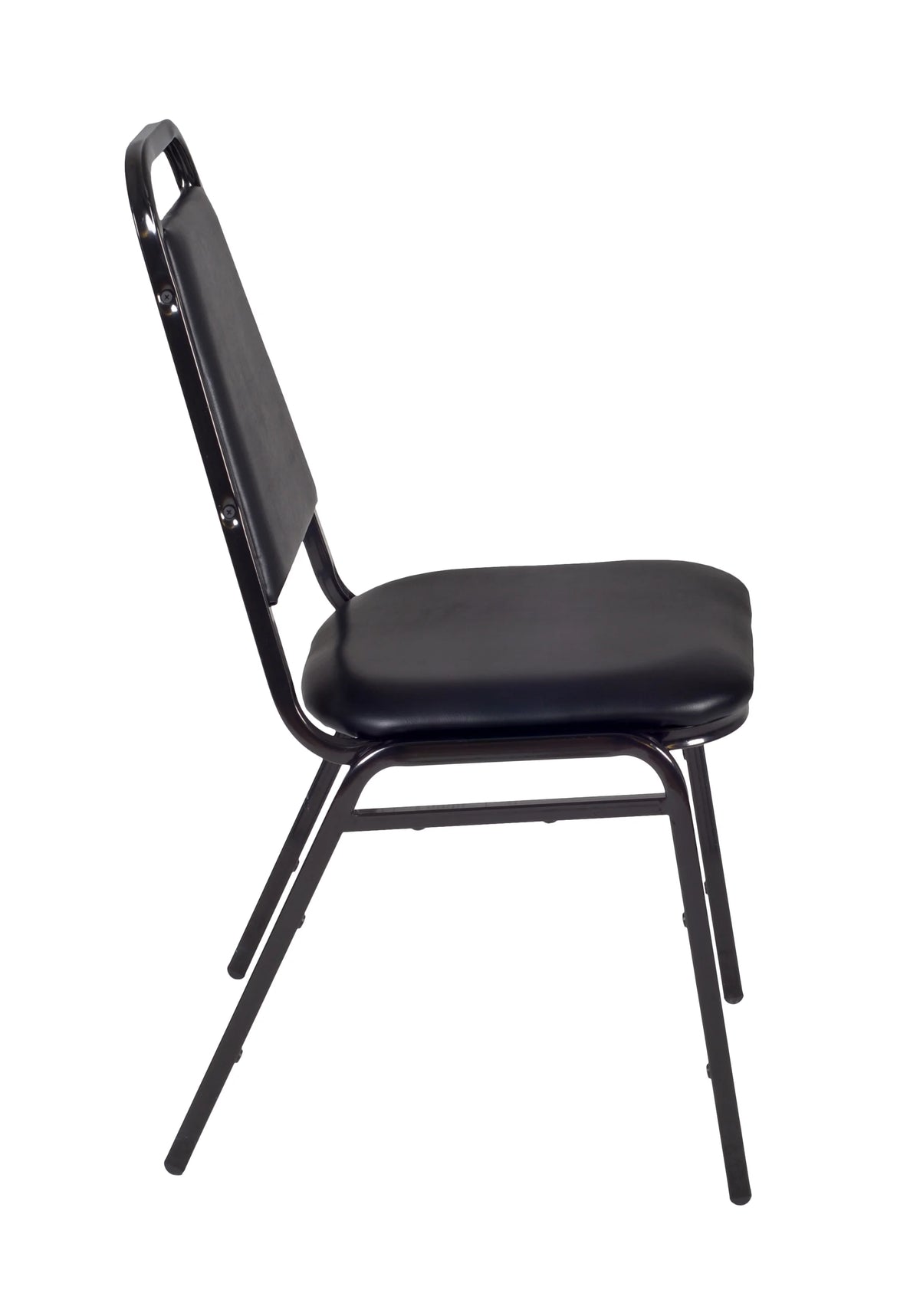 Regency Restaurant Stack Chairs, Black, PK40 8029BK40PK