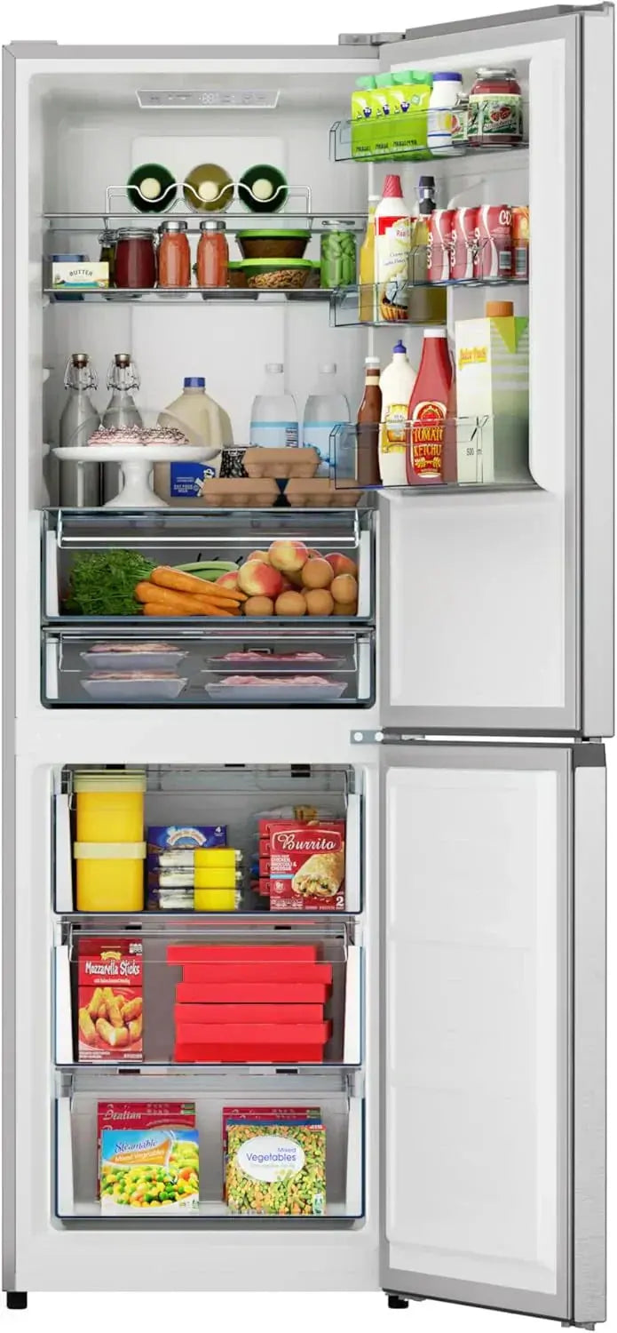 Sharp 24-Inch Counter-Depth Bottom-Freezer Refrigerator – 11.5 Cu Ft Energy-Efficient Model