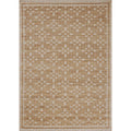 Chris Loves Julia x Loloi 5'0" 7'6" Natural/Ivory Judy JUD-07 Area Rug