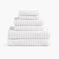Under The Canopy Cotton & Hemp Towel - White White / Bath Sheet