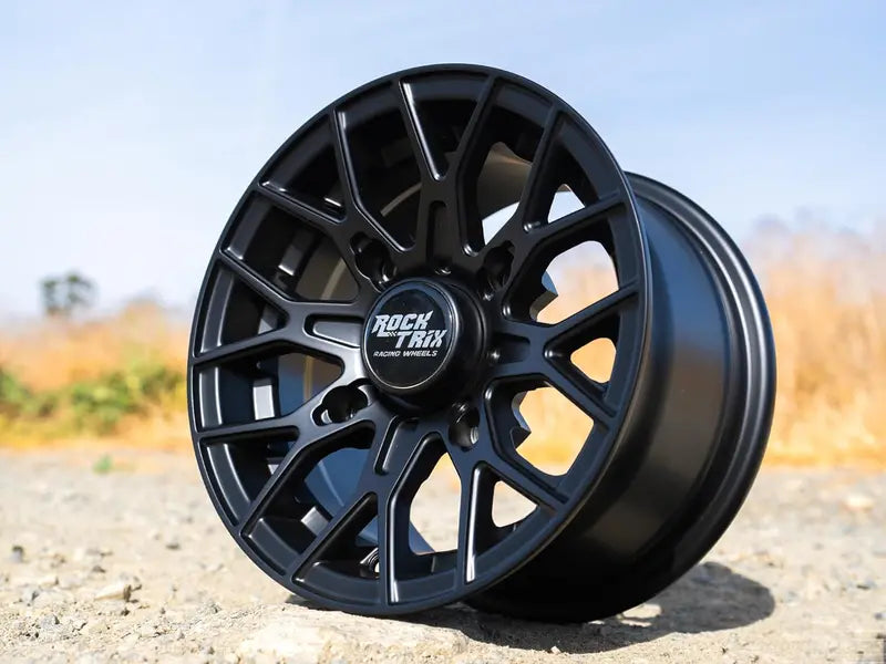 Set of 4 Matte Black 15×7 ATV/UTV Wheels – 4×137 Bolt Pattern, 4+3 Offset – Compatible with Can-Am Commander, Defender, Maverick & More