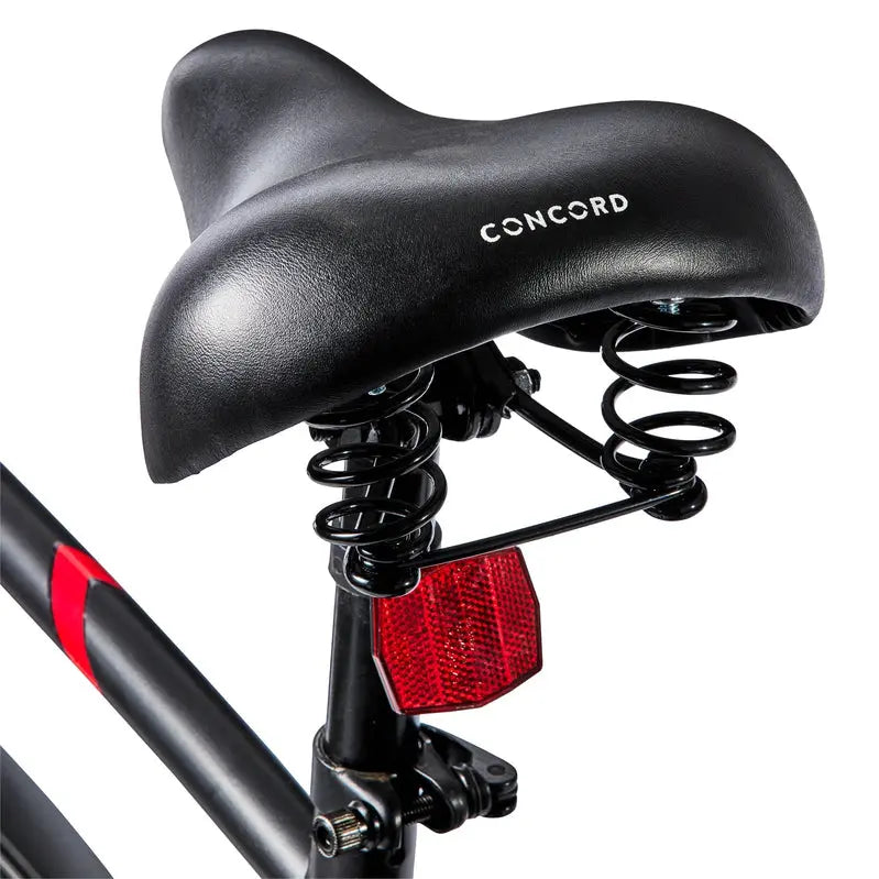 Concord Pacifica Cruiser Bike – Matte Black Adult Unisex Comfort Bicycle