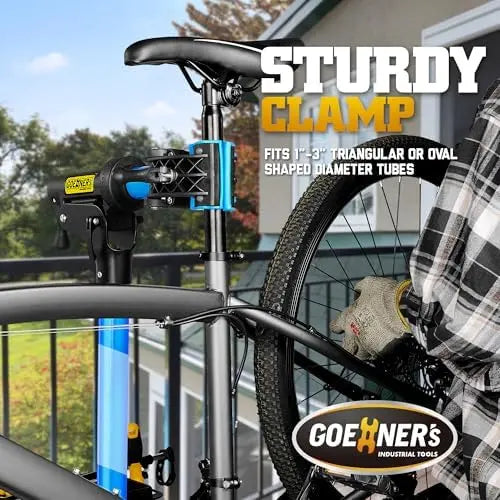 Portable Heavy Duty Bike Repair Stand (110 lbs) – Aluminum, Fits Electric, Mountain, Road Bikes