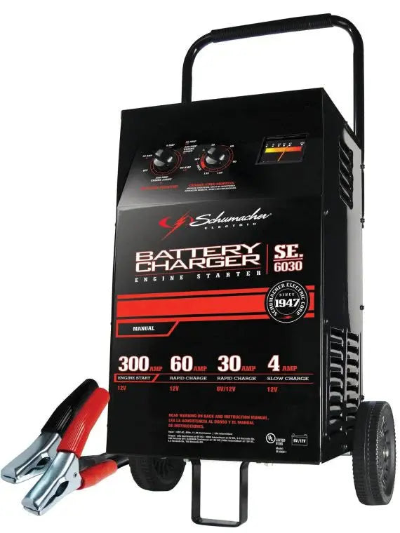 Dual-Voltage 6/12V Manual Starter and Battery Charger – Portable Jump-Start Solution