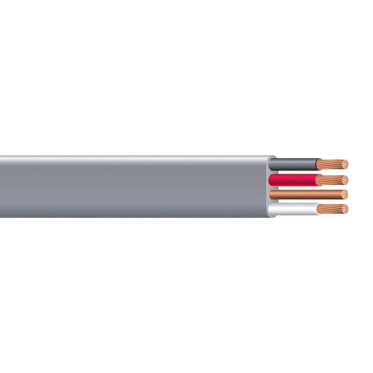 200' 8/3 UF - B Wire Copper Underground Feeder Cable with Ground Gray 600V